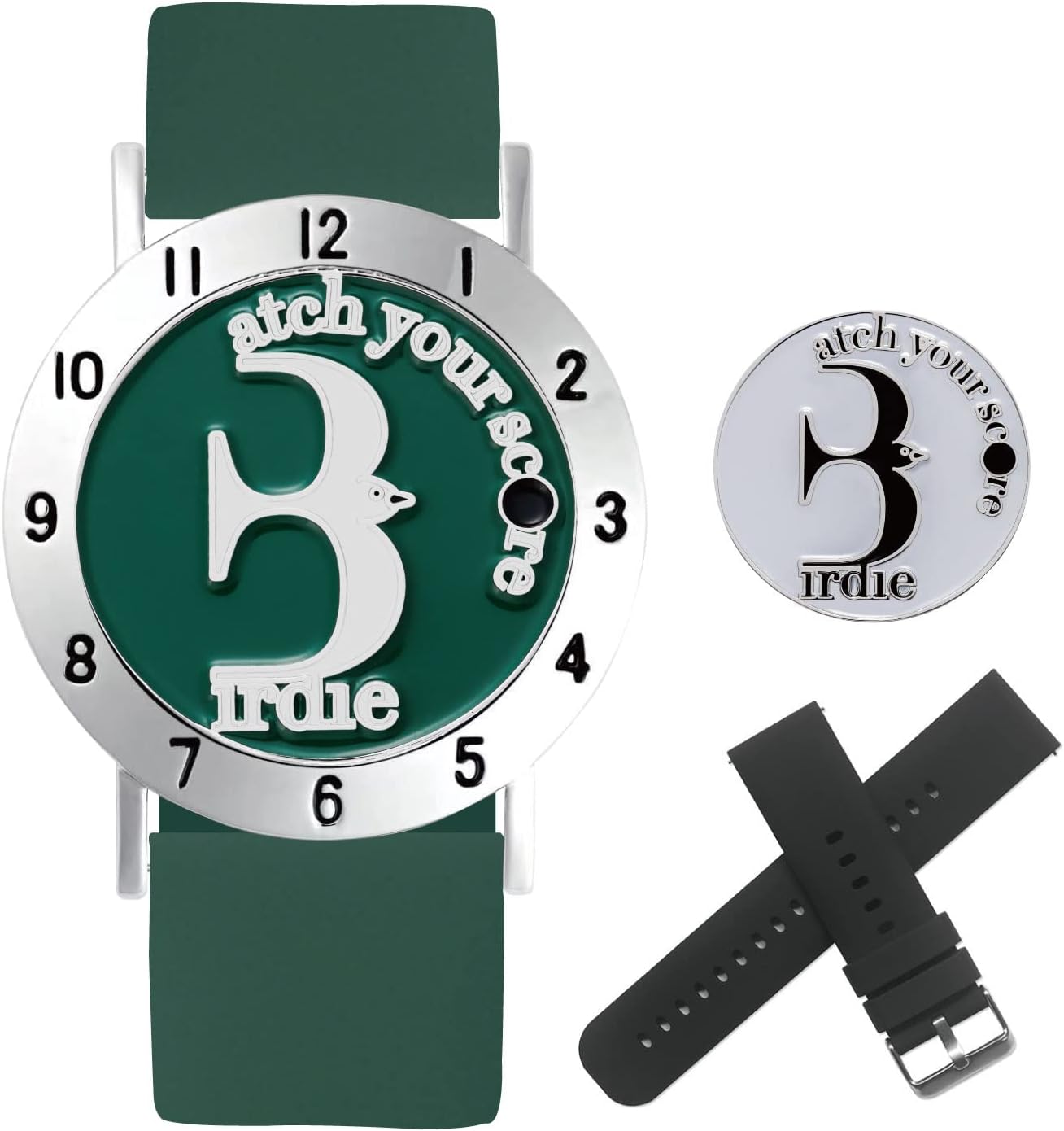 Golf Ball Marker with Golf Stroke Counter Bracelet, Birdie Ball Marker, Golf Accessories for Men and Women, Golf Gifts for Men and Women