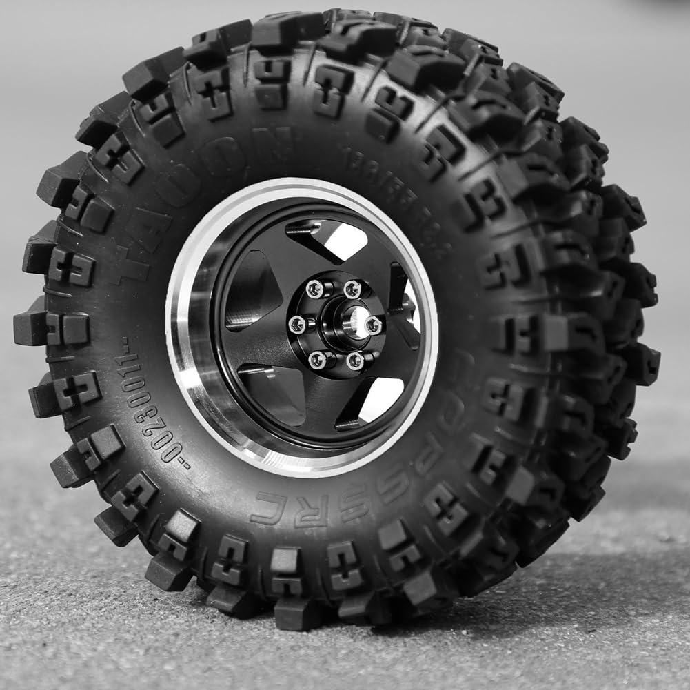 Amazon | Hoomyew 4個 136mm メタル 2.2インチ ビードロック ホイール