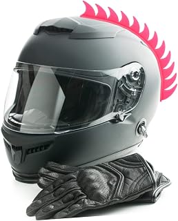 FAVOMOTO Apliques Enfeites Meia Motocicleta Capacetes Acessórios De Capacete De Motocicleta Adesivo Capacete Mohawk Serra Picos Adesivo Capacete Mohawk Capacete Modificado Decorar