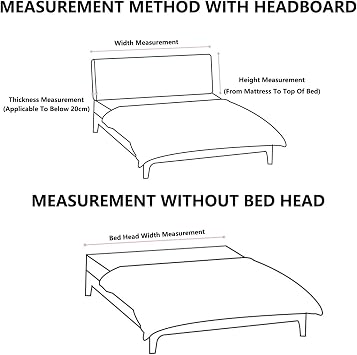Bed Headboard Cover Soft Corduroy Fabric Bed Headboard Cover Washable Bed Headboard Cover Dustproof Protective Cover for Padded Bedroom Headboard (180 x 60 x 6 cm Suspender Straps) Beige)