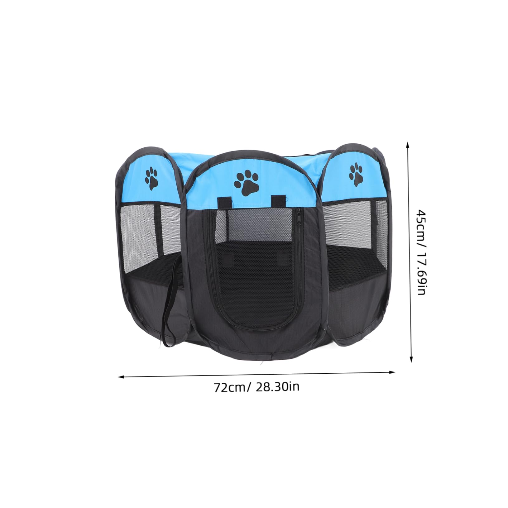 HOLIDYOYO Dog Playpen Versatile Pet Tent Indoor Outdoor Small Dog Crate Oxford Fabric Mesh Comfortable Flooring