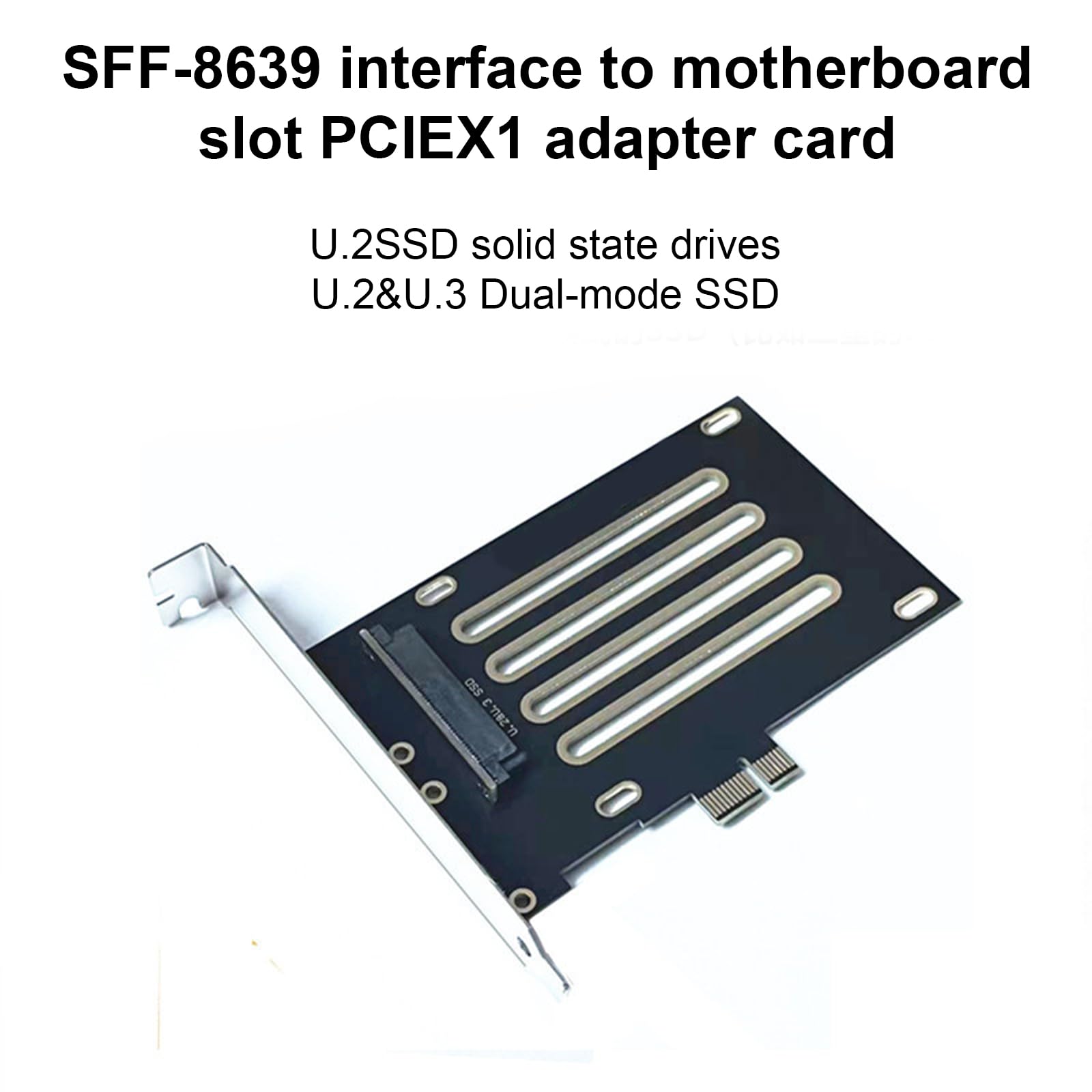 CHENZILIN SFF-8639 to PCIE 1X Adapter Card for Fast Speed Storage