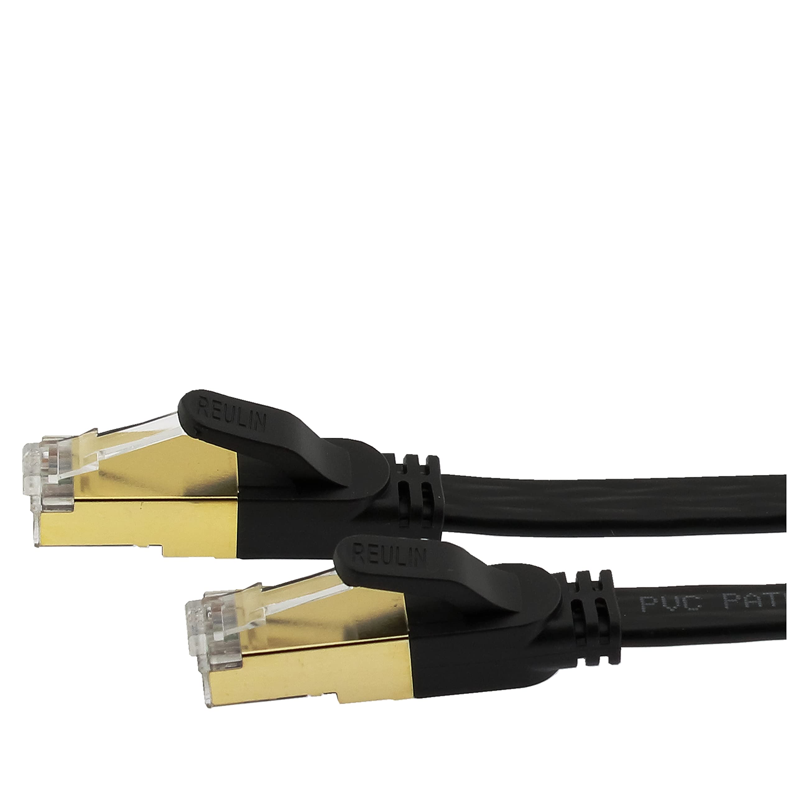 Ultra Flessibile Cavo Ethernet CAT 8 15M RJ45 Piatto CAT8 Cavi 15 M Compatibile con PC Laptop Smart TV Router Modem Switch Hub PS4/PS5/IPTV Box 15.0 Metri