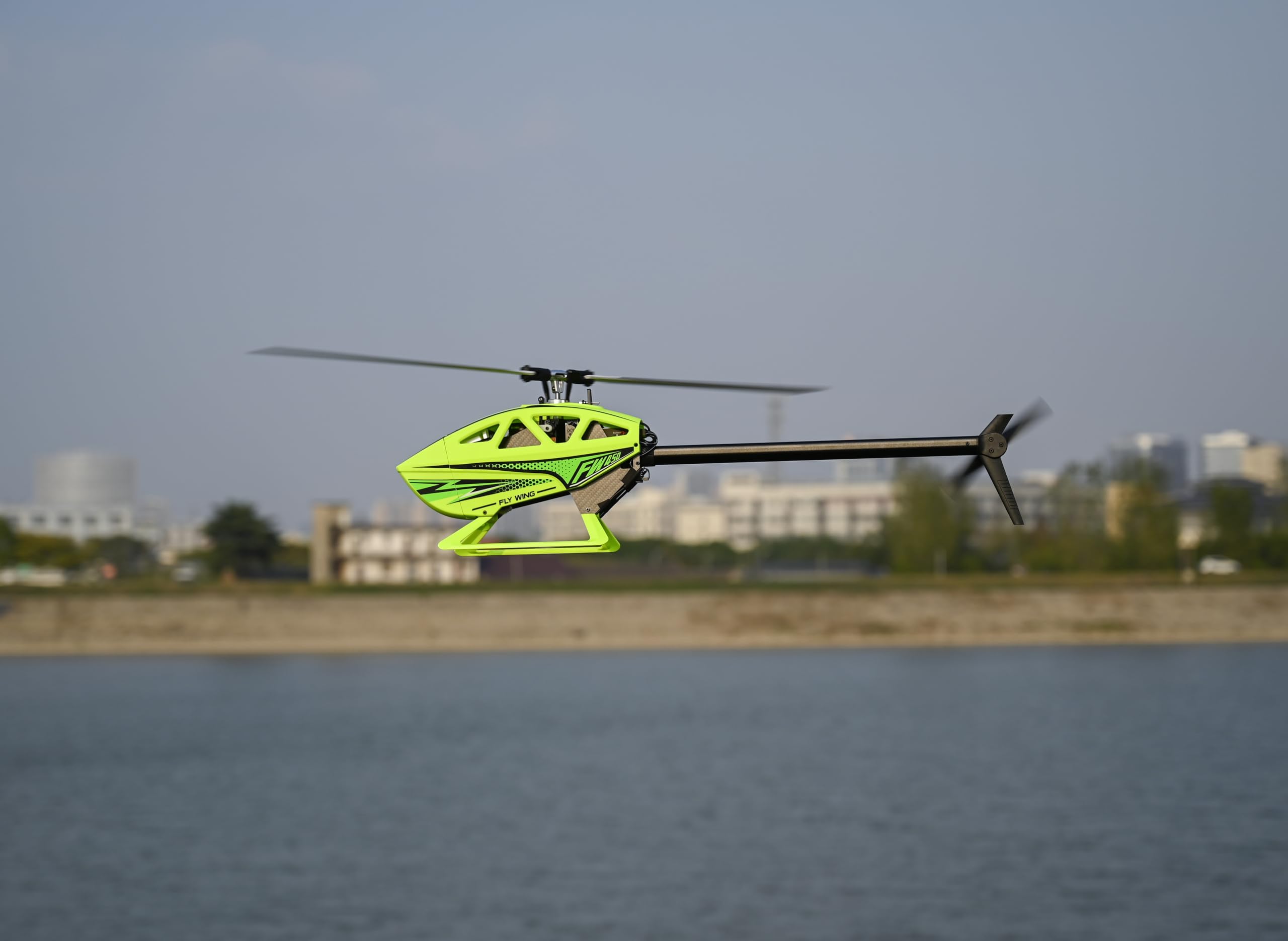 RC Helicopter FW450 V3 6CH 3D Auto Acrobatics GPS Altitude Hold RTF RC Helicopter with H1 Flight Control System (Green)