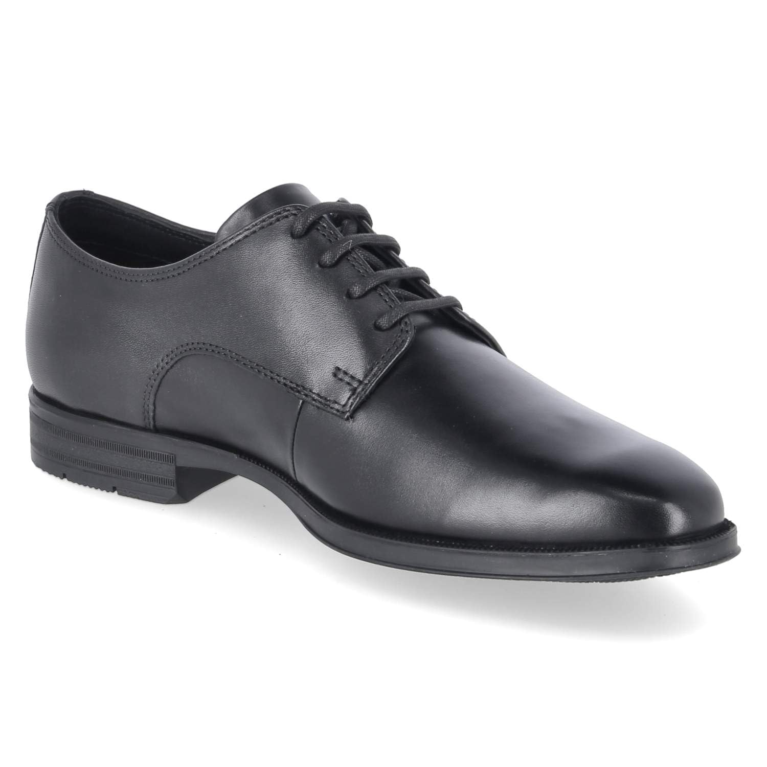 Salamander E11AUU011000-1000 Chaussures d'affaires en cuir lisse pour homme Noir Pointure 40
