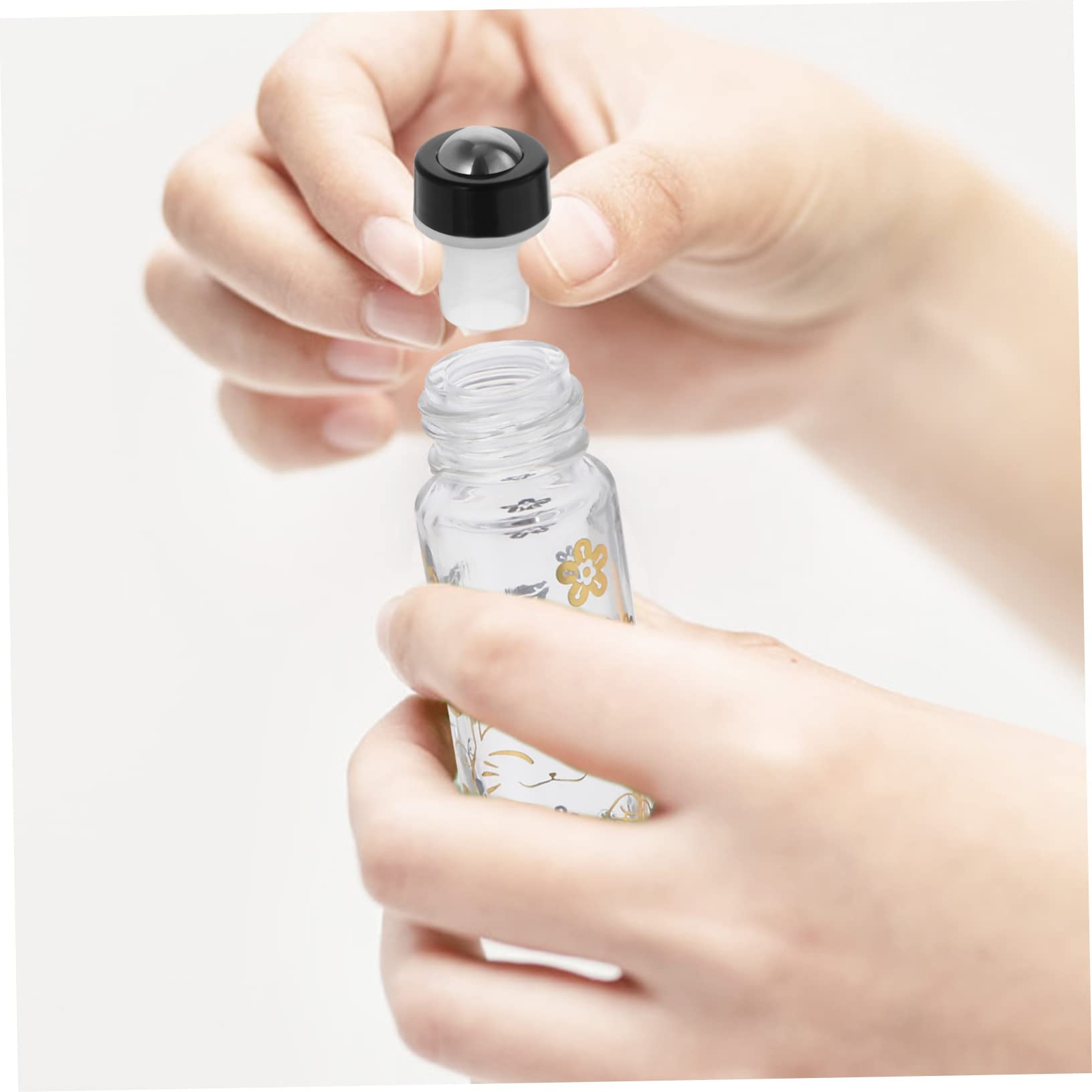 FRCOLOR 3 Sätze Rollerflasche Sprühflaschen Spender Reiseparfümflasche Reinigungssprühflasche Wasserflasche Parfüm-reiseflasche Mini-parfümflasche Parfümflaschen Leer Glas 12 Stück * 3