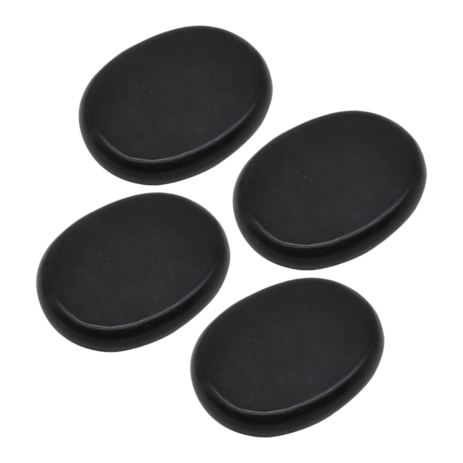 Juego de Calientes para Masaje Gua Sha, Herramienta Portátil, Regalo Fácil de Usar, SPA Profesional, Piedras Calientes de Calidad, C, 9cmx7cm