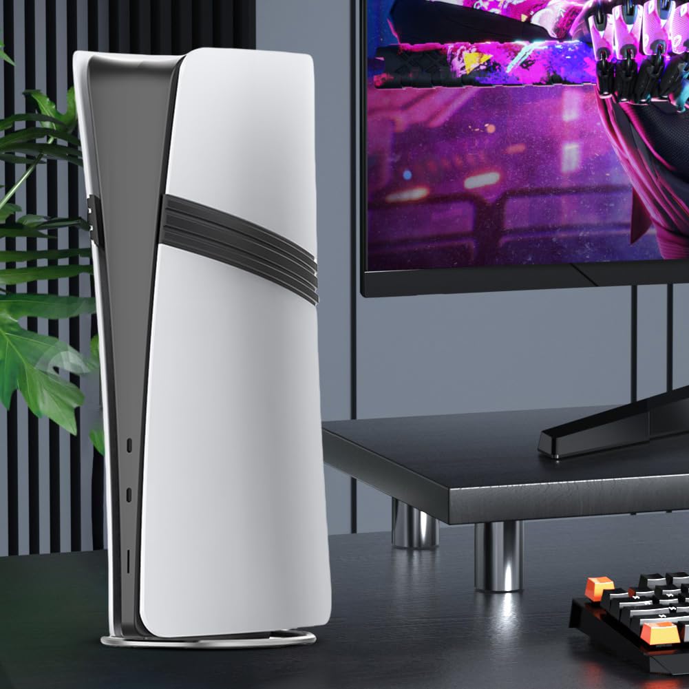 Soporte Vertical de Metal portátil para PS5 Pro/Consola Delgada, Base Antideslizante, Soporte Universal para Consola