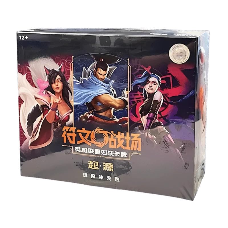 League of Legends | Riftbound Collectable Trading Card | Sealed Box | Simplified Chinese Edition | Riot Games | For Collectors 15+ Years | Origins (Jumbo 14 Card)
