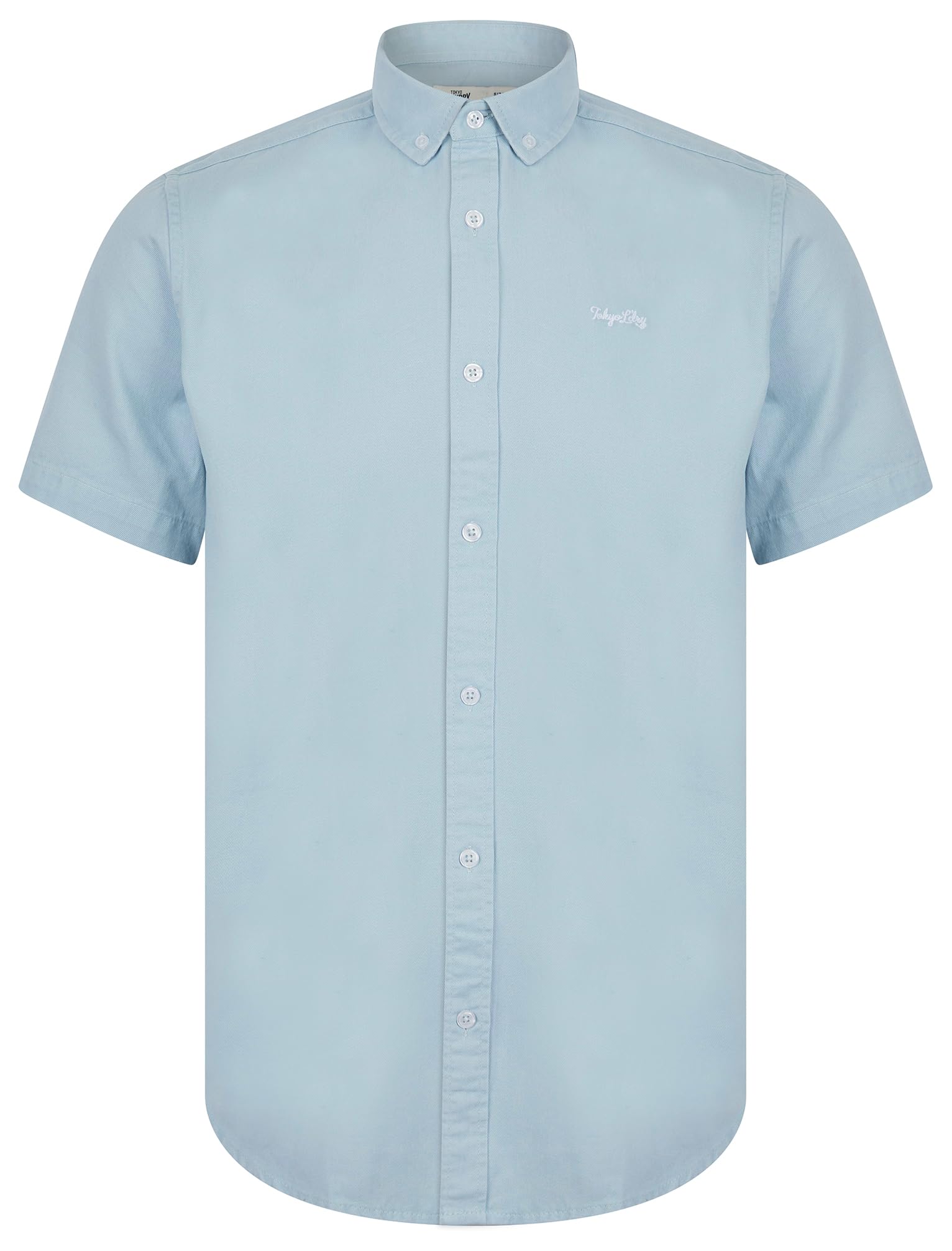 Tokyo Laundry Men's Cotton Twill Button Down Collar Short Sleeve Shirt