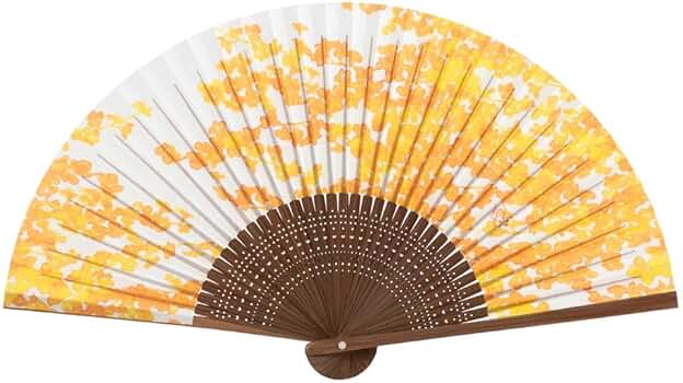 【マロン】6月分　和柄和紙の扇子　1000個 Amazon | 和詩倶楽部 女房扇 和紙の扇子 六寸五分 約20cm やや
