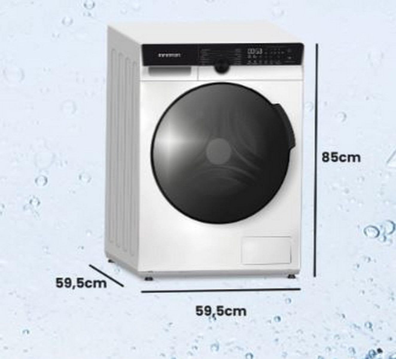 Washing machine dimensions diagram