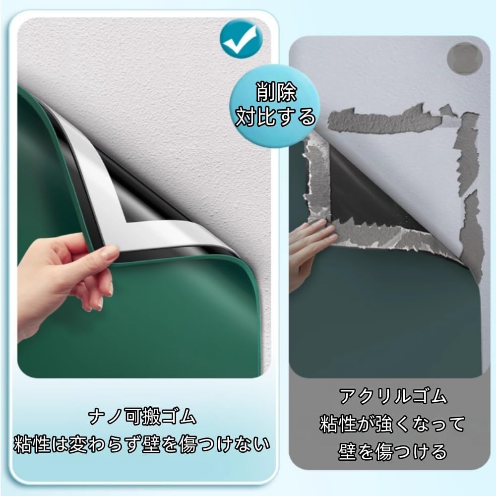 VJRホワイトボードシート 壁に貼る マグネット 筆談 お絵描きボード 子ども用 書きやすく消しやすい 磁石がくっつく 貼ってはがせ