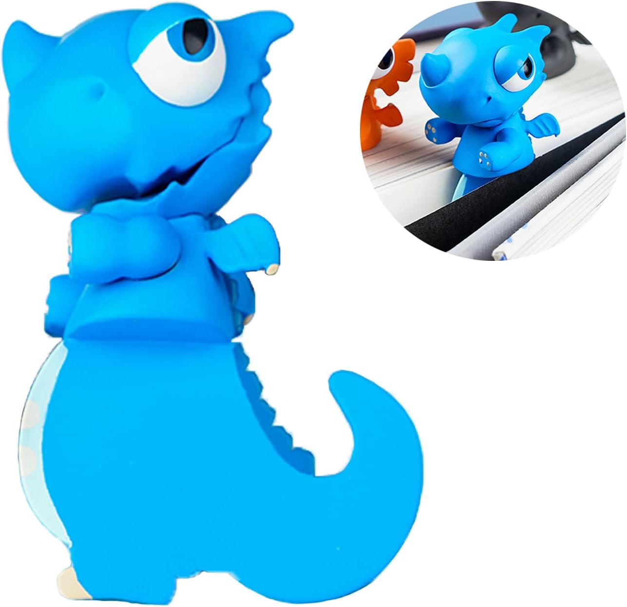 Bookmarks, Wacky Bookmark Palz, 2021 New Design 3D Cartoon Animal Bookmarks for Kids/Students /Adults, Novelty Funny Cute Squashed Animals Reading Bookmark Stationery, Birthday /Christmas Gifts