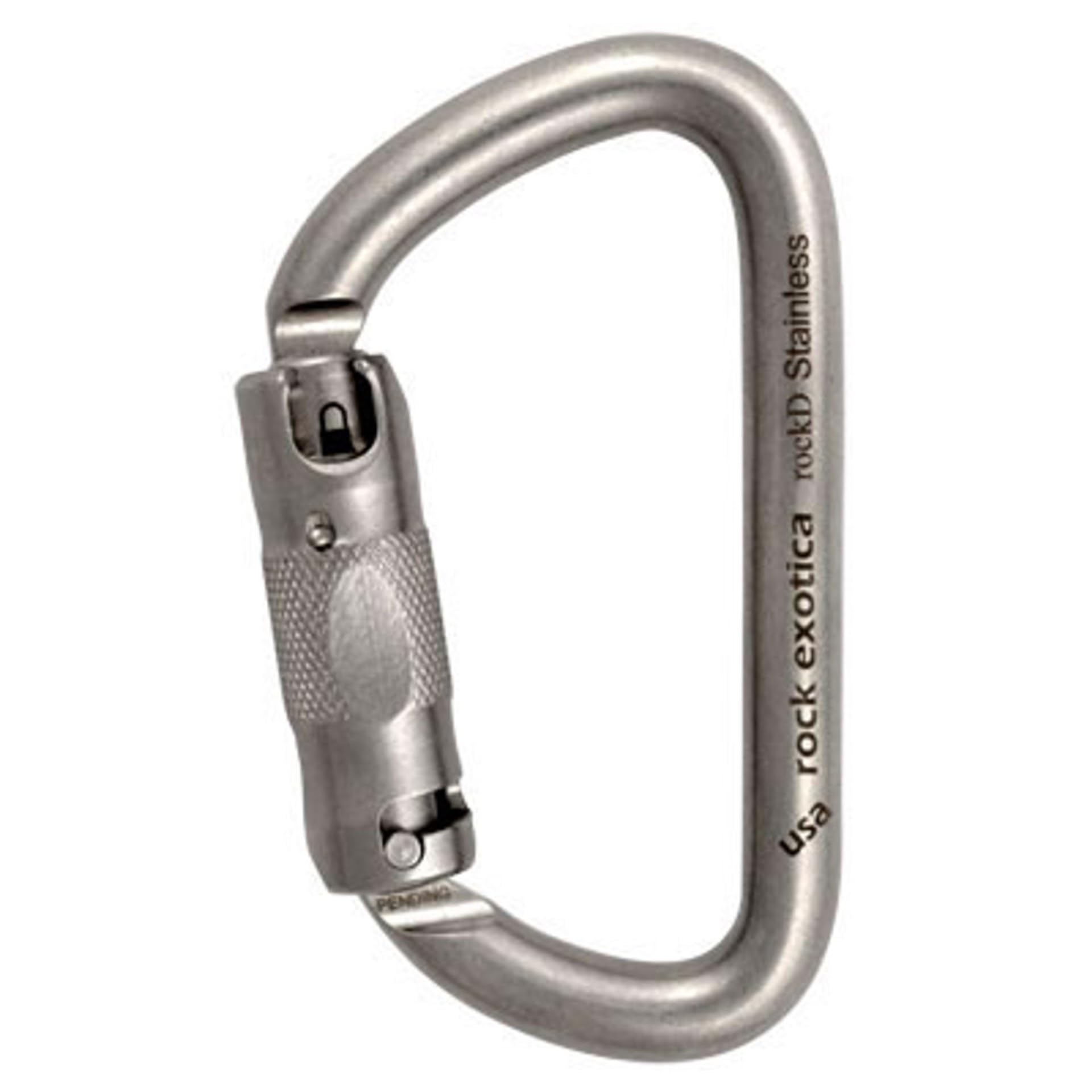 Rock Exotica rockD Auto-Lock Carabiner - Heavy Duty Locking Carabiner for Rock Climbing and Professional Climbing Gear and Industrial Use – Made in USA