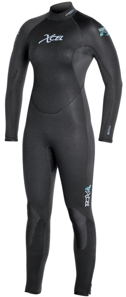 XCEL 7/6mm Women's HydroFlex Scuba Wetsuit - Black, 10