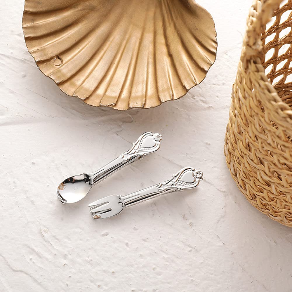 Amazon.com : LIBERGA Metal Fork Spoon Hair Clips Barrettes  display picture 1