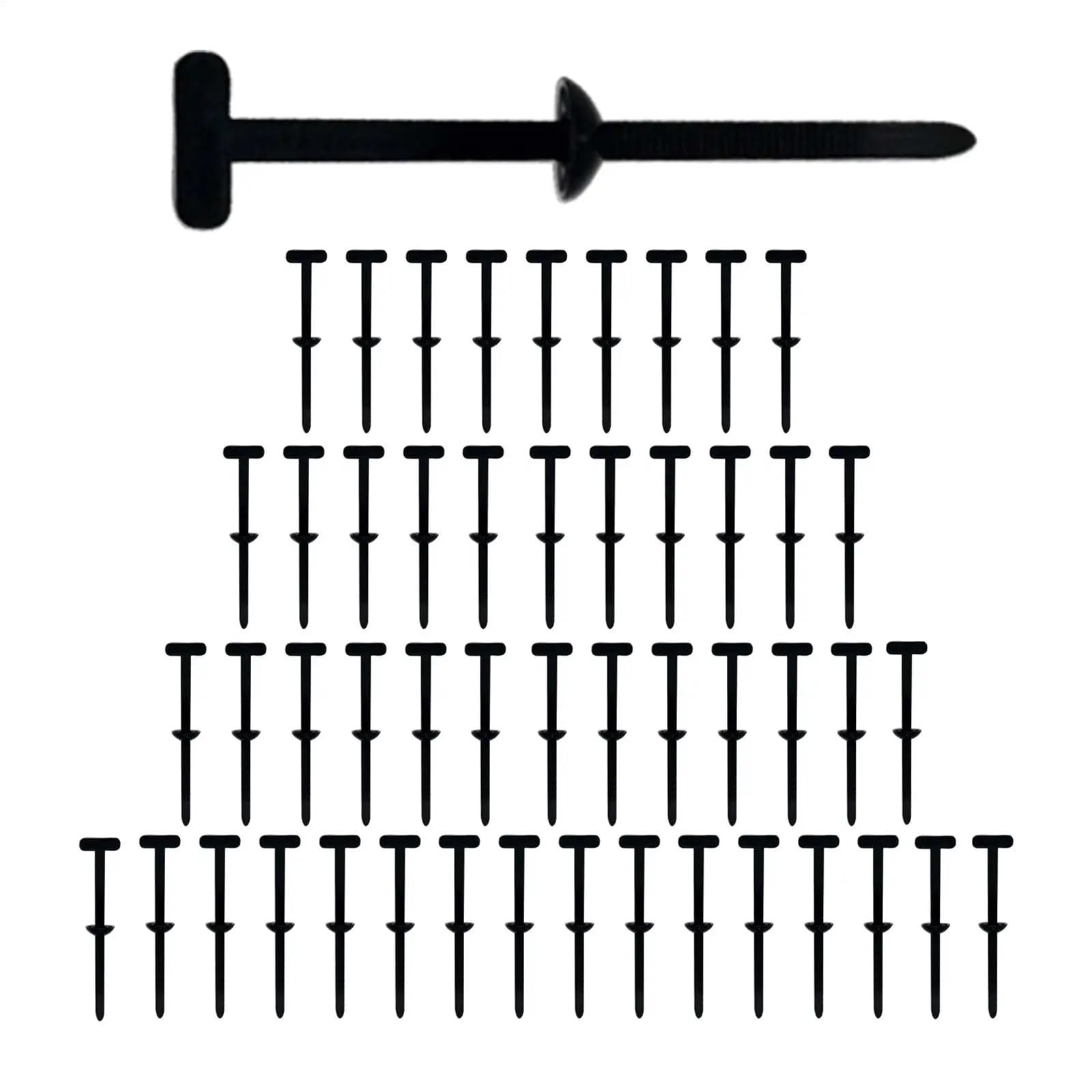 Yangshe 700Pcs Nylon Cable Tie Buckle Auto Fastener Clip For Car Engine Guard Wire Management