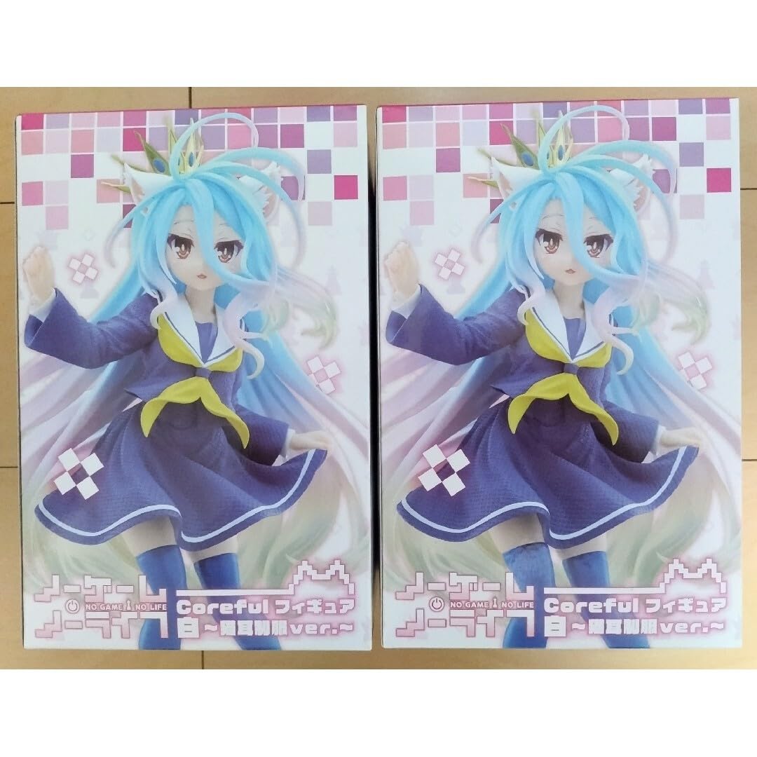 Amazon | ノーゲーム・ノーライフ Coreful フィギュア 白～猫耳制服ver