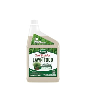 Scotts Turf Builder Liquid Lawn Food, 32 fl. oz. | Lawn Fertilizer For Any Grass Type, 29-0-3