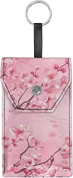 Colorful Flower Tissues Purse Pocket Tissue Holder Keychain Wallet Coin Pouch Lipstick Case Keychain Pouch Car Key Holder Facial Tissues Boxes