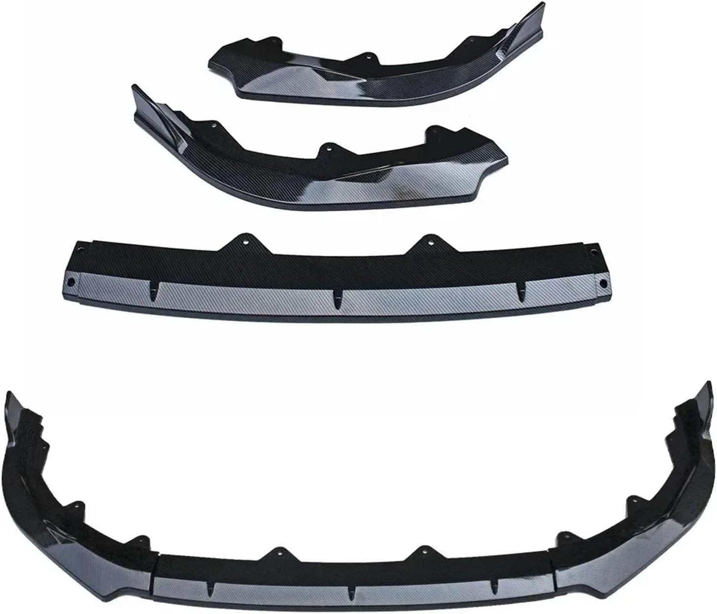 Compatible with Trumpchi GAC Empow 21-24 Front Bumper Lip Chin Splitter Spoiler Diffuser Bodykit Exterior Upgrade Car Accessories(Black and Yellow)