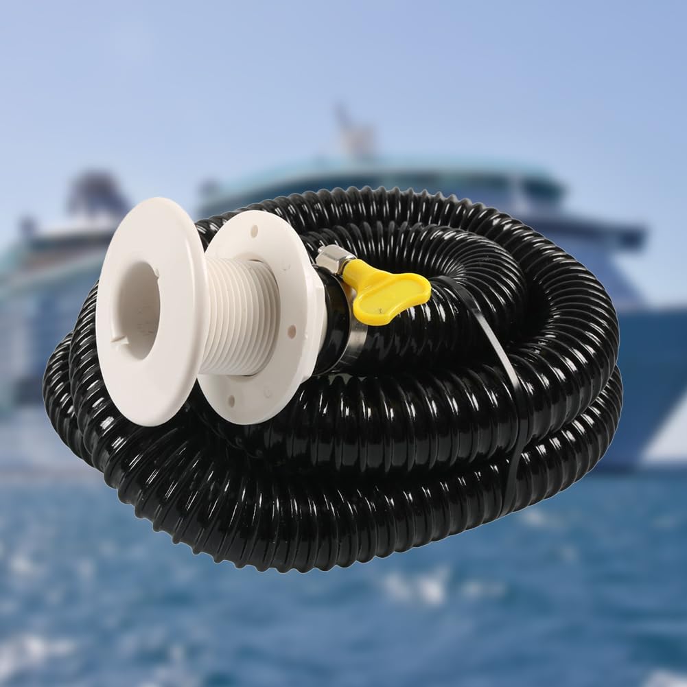 Tubo flessibile per pompa di sentina marina da 1-1/8 di pollice Kit idraulico in PVC Pompa di sentina marina Kit di installazione per barche