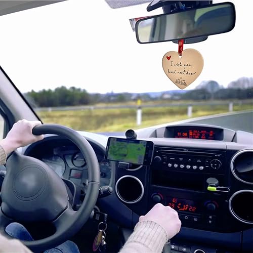 Miniatura 6 de Adorno de cerámica en forma de corazón de I Wish You Lived Next Door  Regalo de amistad y hermandad  Decoración para colgar en la pared con cinta