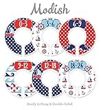Modish Labels Baby Clothes Size Dividers, Baby Closet Organizers, Size Dividers, Baby Closet Organiz