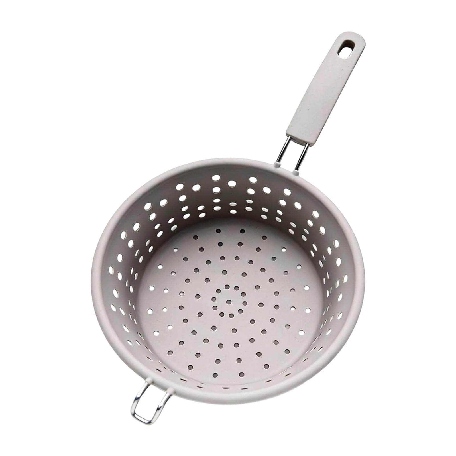 Hredyqw Silicone Nonslip Strainer With Nonrust Steel Meshes Easy Soup Strainer For Kitchens Cooking And Soup Filtering