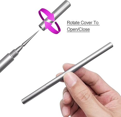 Miniatura 7 de SGNEKOO - Herramienta profesional de eliminación de milicias faciales y extractor de cabeza blanca, kit de aguja y pinzas de doble extremo de acero