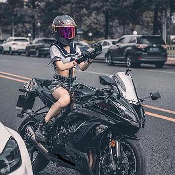 Motorcycle Helmets DOT Dual Visor Street Racing Helmet Full Face Powersports Cascos for Men Women Model