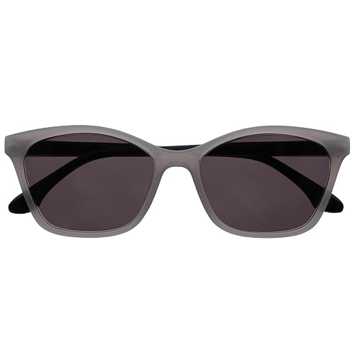 OPULIZE KAT Reading Sunglasses - Cat-Eye Frame - Grey -