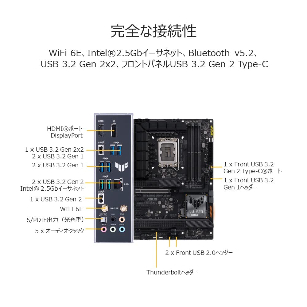 ASUS TUF Z790-PLUS WIFI マザーボード TUF GAMING Z790-PLUS WIFI｜Motherboards｜ASUS USA