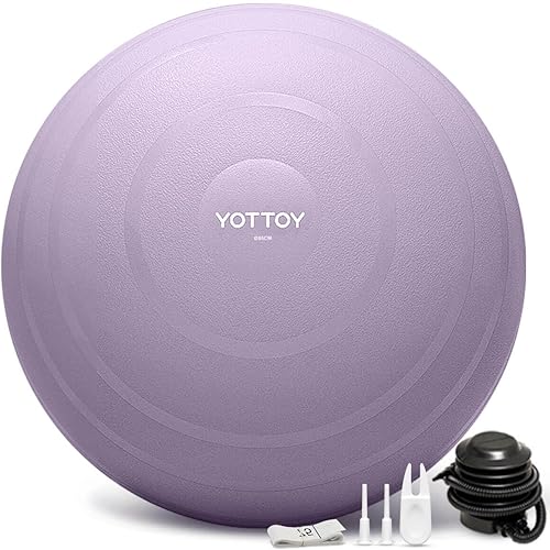 YOTTOY - Pelota de ejercicio antiestallido para entrenamiento, yoga y embarazo, extragruesa para terapia física y fitness