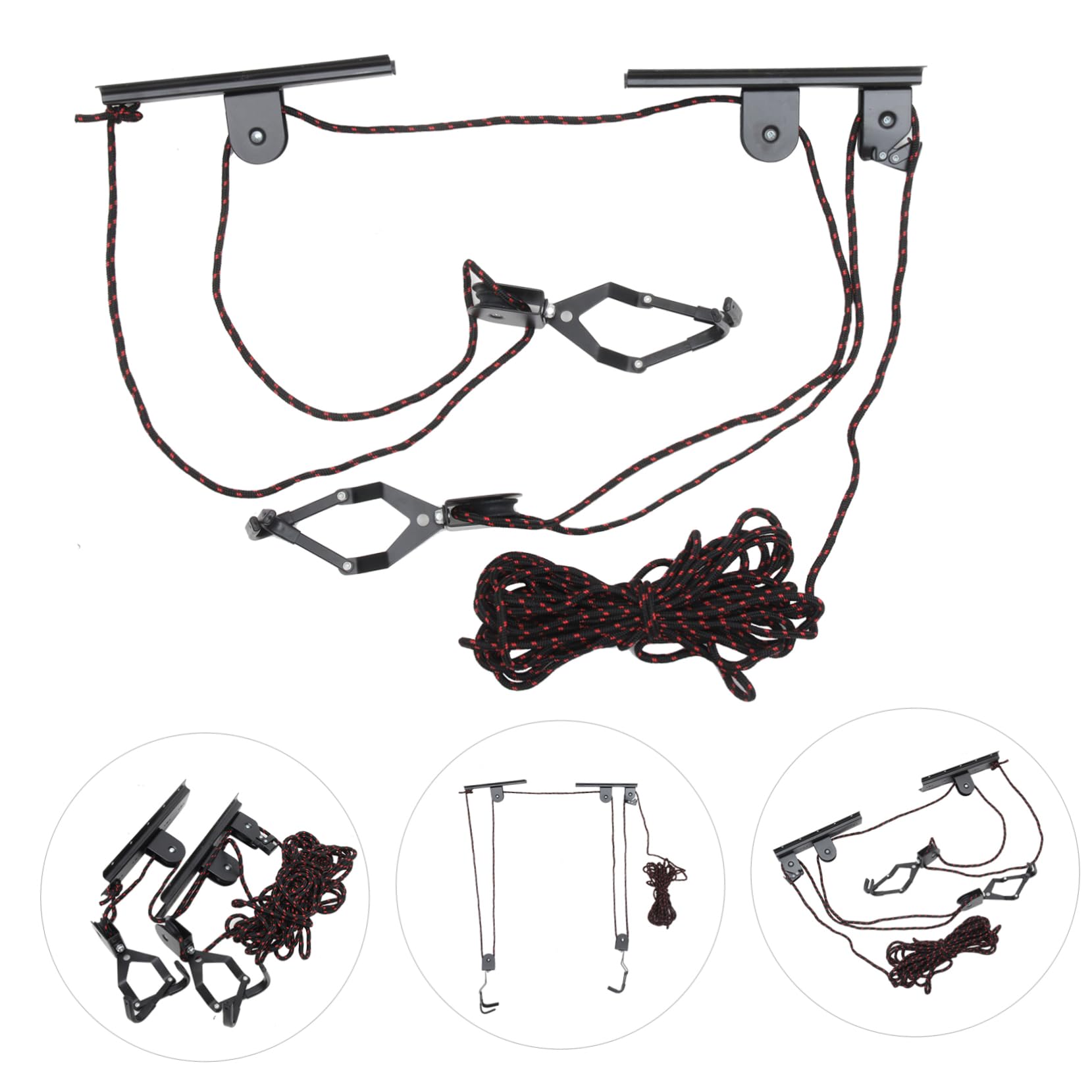 Mipcase Soporte de Bicicleta para Almacenamiento Colgador de Bicicleta Resistente y Práctico para Pared Gancho de Montaje y Kayaks Color Aleatorio