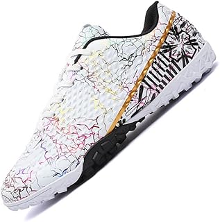 Agnueuty Indoor Soccer Shoes Kids,Breathable Football Cleats Men Women,Professional Soccer Boots