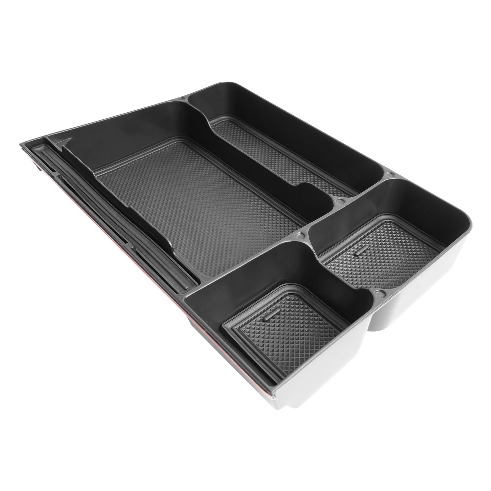 GAFAT Dacia Sandero 3/Stepway 3/Dacia Jogger 2021-2024 2025 8" Boîte de Rangement Console Centrale, Sandero 3 Stepway 8" Media Nav derrière l'Écran Plateau Organisateur, Dacia Sandero 3 Accessoires