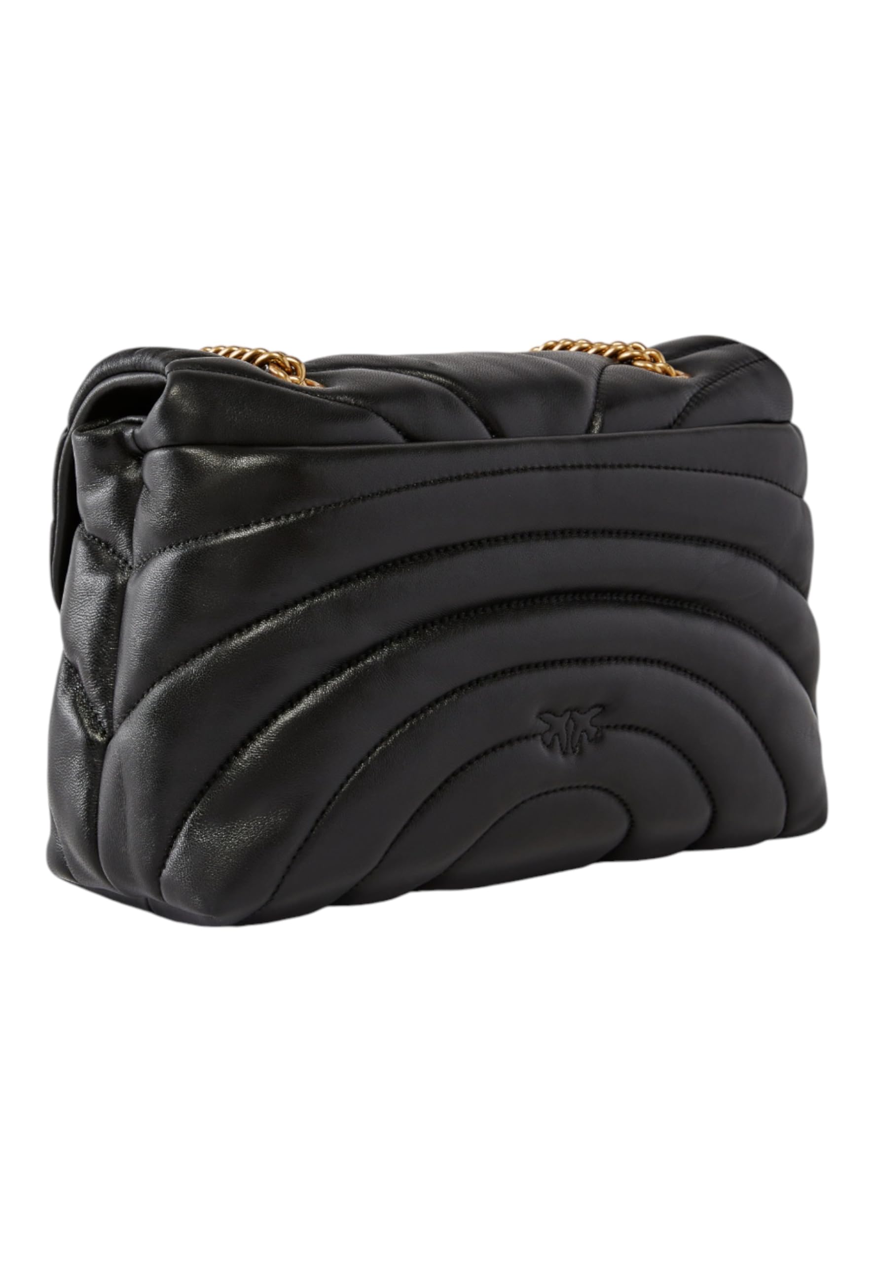 Pinko Bolso love classic puff cl negra butterfly quilt