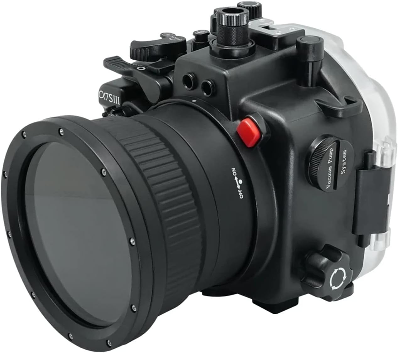 SeaFrogs Professional Waterproof Housing for Sony A7S III [40m/130fit] Underwater Case for Sony A7SIII A7S3 A7 SIII Alpha 7S III+28-70mm F3.5-5.6, 16-35mm F/4