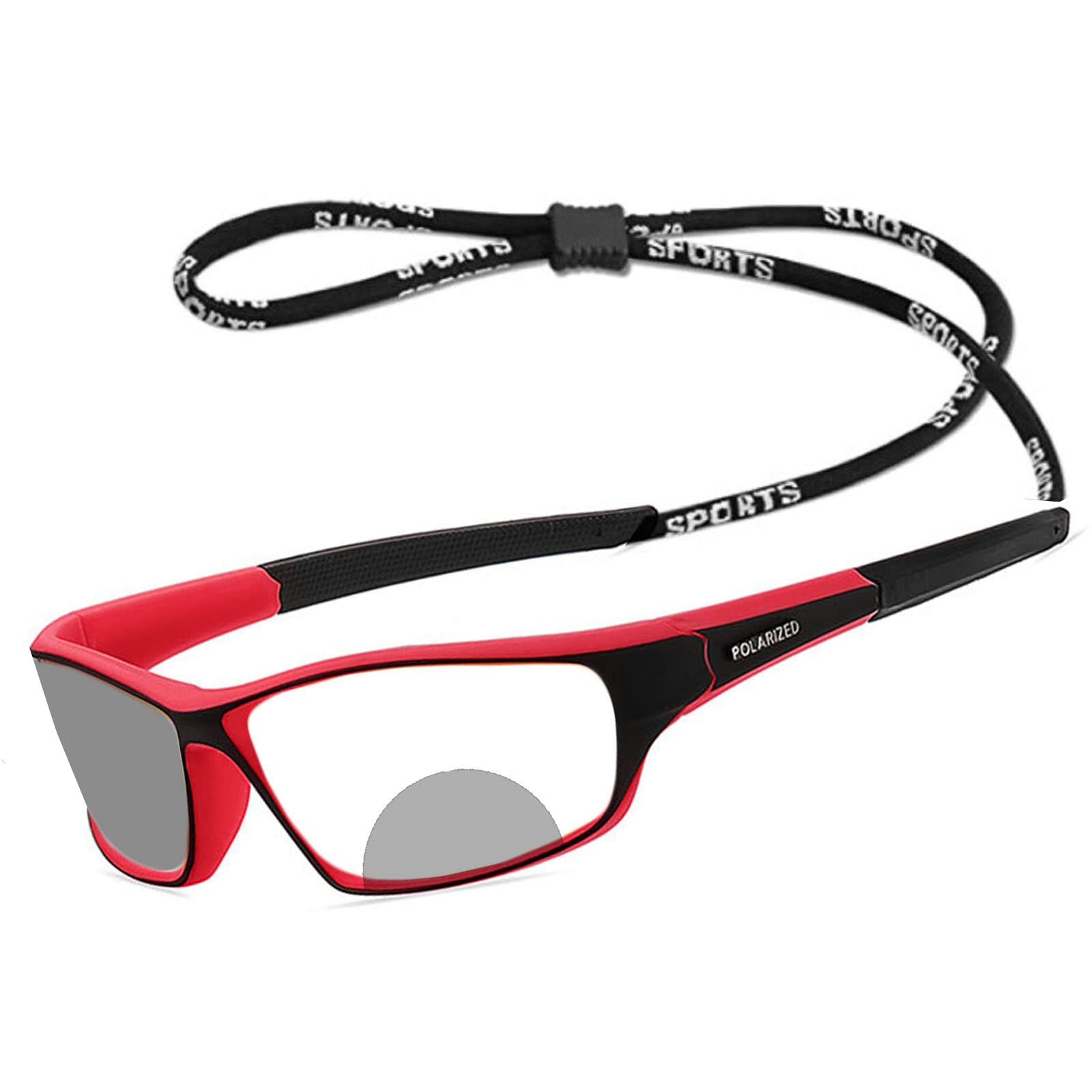 Multifocal Bifocal Reading Glasses Men's Adjustable Vision Sun Photochromic Outdoor Sports Presbyopic Magnifying Sunglasses