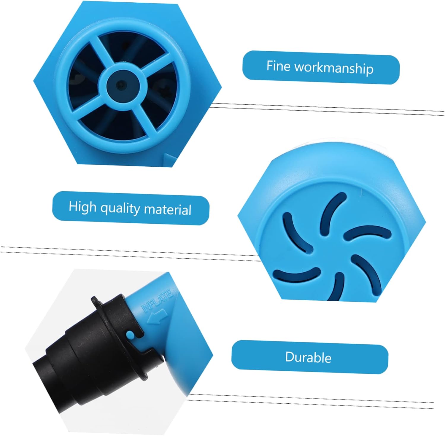 Ciieeo 2pcs USB Electric Pump Basketball Air Pump Football Inflator Pump USB Air Inflator Air Inflating Pump