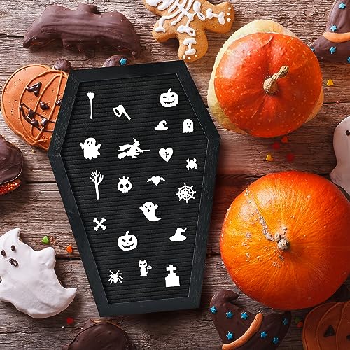 Coffin-Letter-Board-520-Characters-Spooky-Halloween-Characters-with-Wooden-Stand-and-Canvas-Bag-16×11-Inches-Felt-Message-Board-for-Home-Office-Halloween-Supplies-Decor-Black Coffin Letter Board 520 Characters Spooky Halloween Characters with Wooden Stand and Canvas Bag 16×11 Inches Felt Message Board for Home Office Halloween Supplies Decor Black