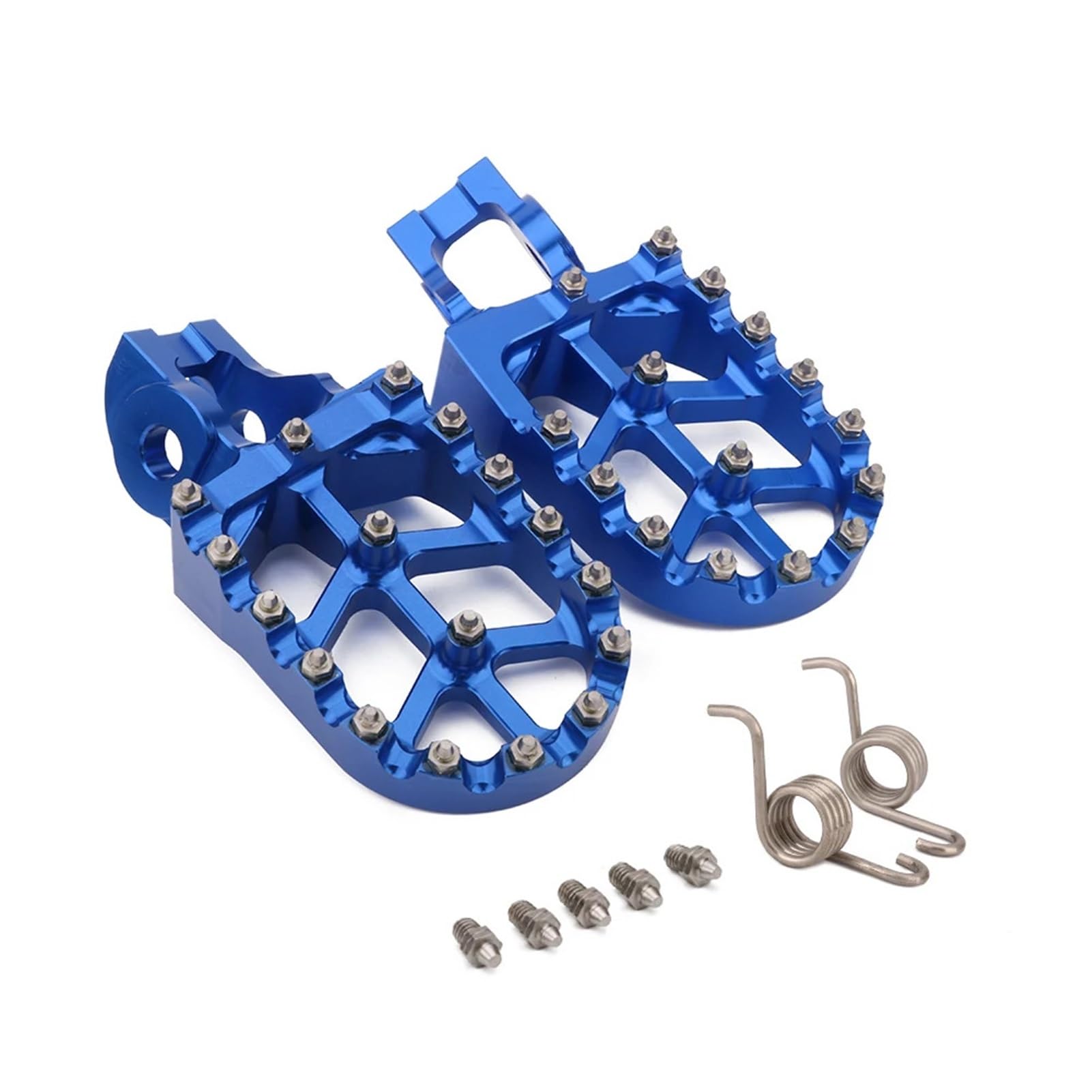 Pedane pedane CNC 2022 for Moto, Pedali for KTM SX SXF EXC EXCF XC XCF 125 150 250 300 350 450 500 2017-2020 2021 2022(Blue)