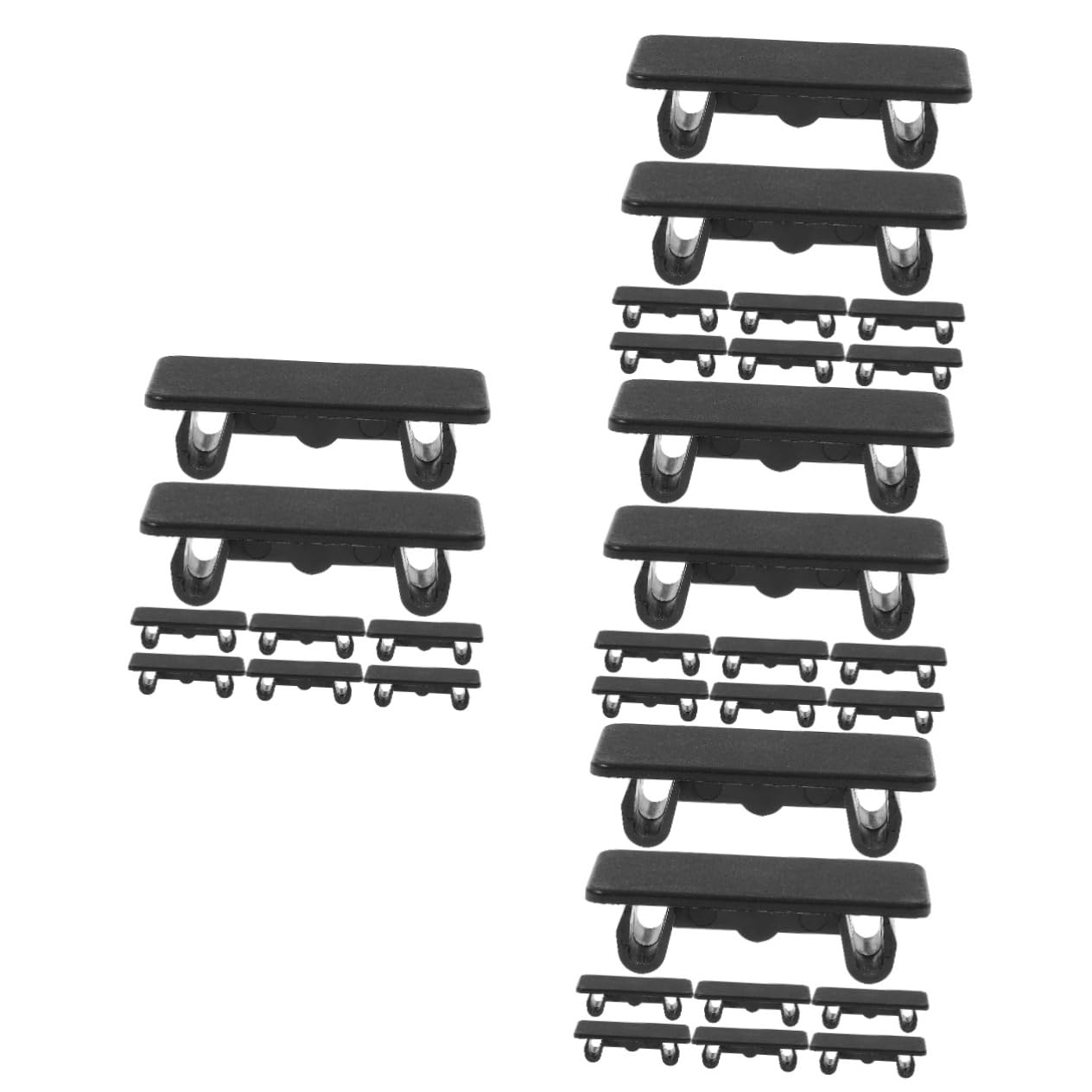 Unomor 32pcs Snap Toggle Hole Cover Rocker Panel for Automotive Use High-Temperature Resistant Easy Installation Clean Look for Cars Trucks