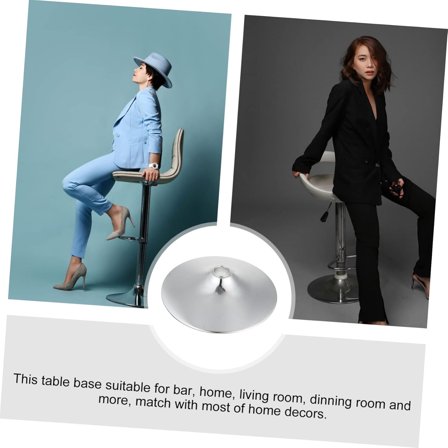 Round Base Table and Chair Accessory Practical Furniture Base Rack for Bar Stools Heavy Duty Table Holding