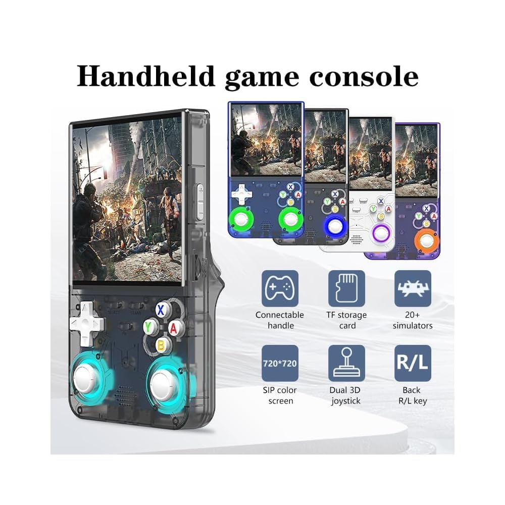 Bleu - Mini console de jeux vidéo rétro portable, 400 jeux en 1, jeu de