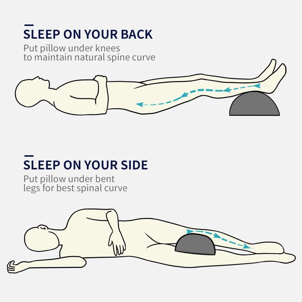 putting pillow under back