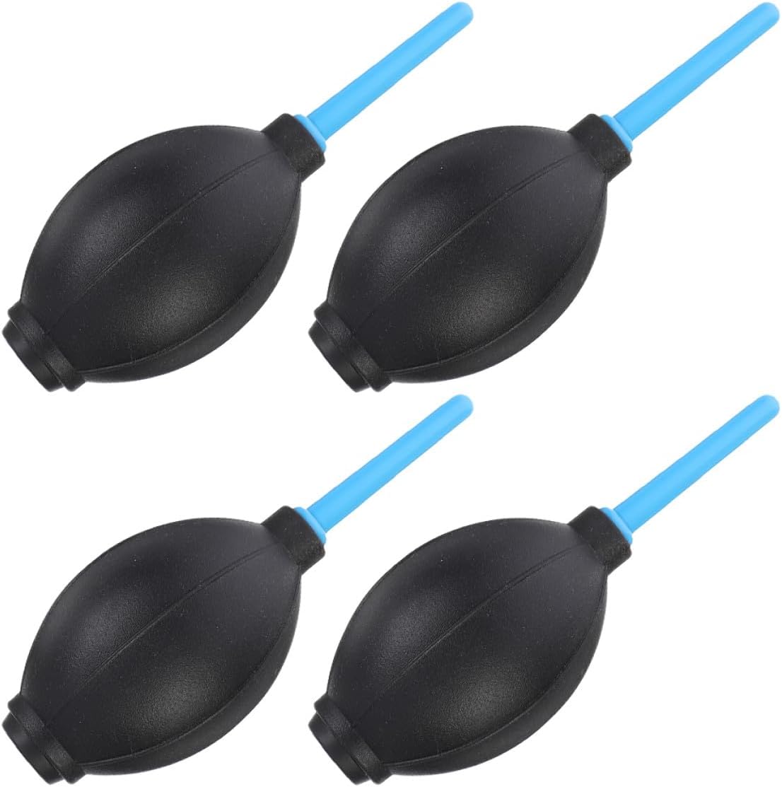 SECFOU 4pcs Camera Blower Pump for DSLR Lens Sensor Filter Cleaning, Compressed Air Dust Removal Tool for Photographers and Electronics Maintenance