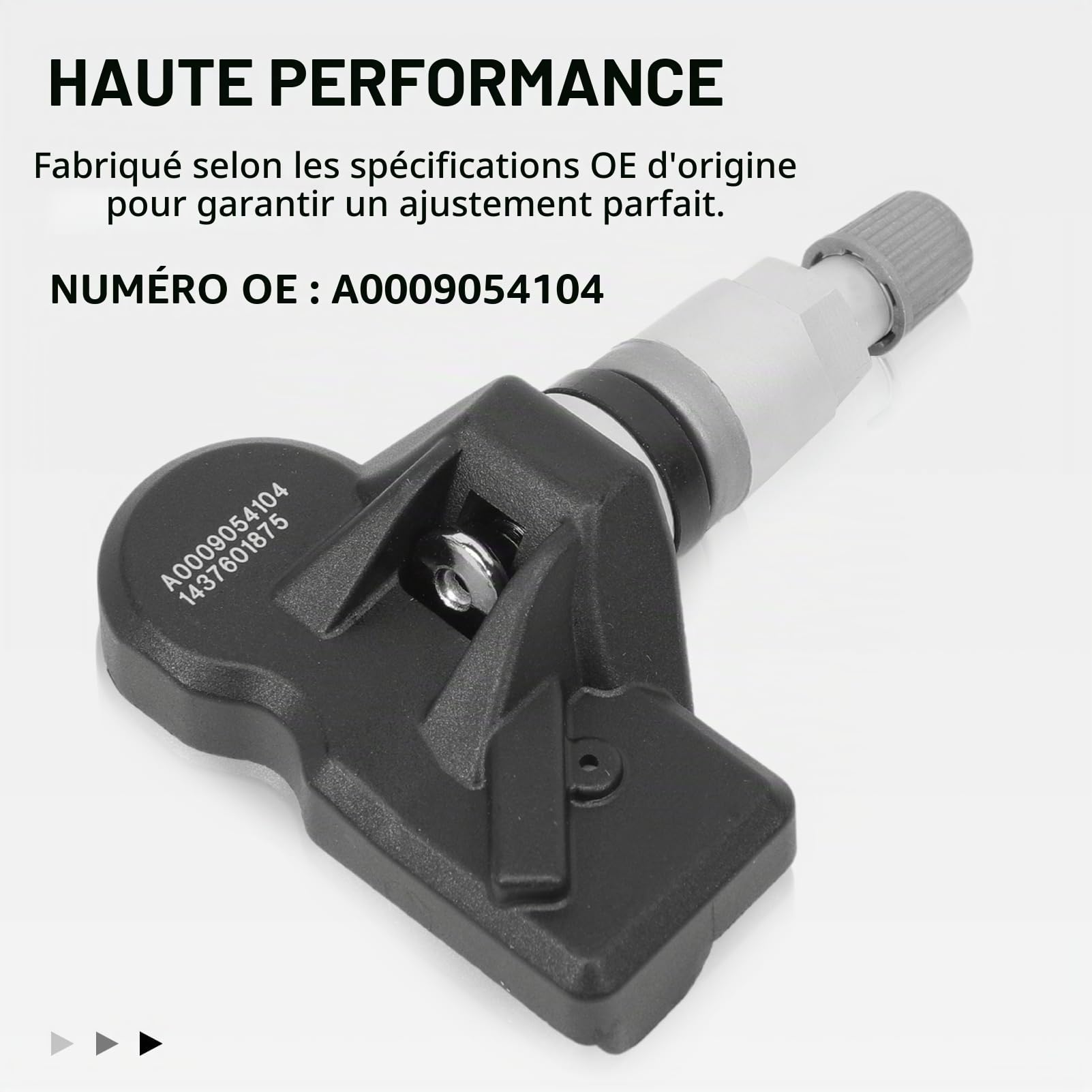 Lot de 4 capteurs TPMS RDKS pour contrôle de la pression des pneus Classe A W177 AMG B CLA CLS W257 E W213 S213 G GLA H247 GLB X247 GLE W167 Sprinter A0009054104